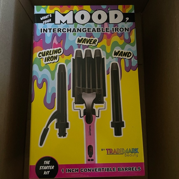 Trademark Beauty Mood Starter Kit Waver / Wand / Curler 1 Inch New in box NIB - Picture 6 of 9